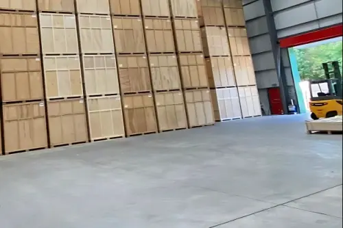 Regal Moving & Storage storage containers inside a warehouse