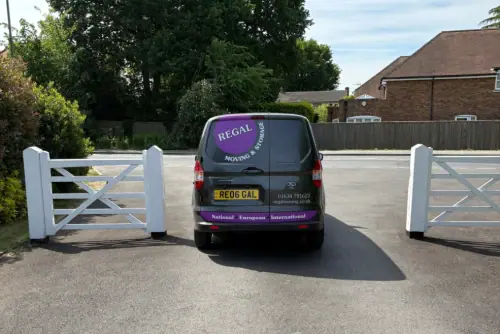 Regal Moving & Storage van used for pre-move home surveys