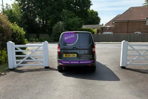 Regal Moving & Storage van used for pre-move home surveys