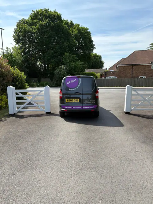 Regal Moving & Storage van used for pre-move home surveys