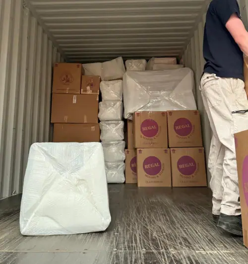 The moving and packing of small, large and bulky items